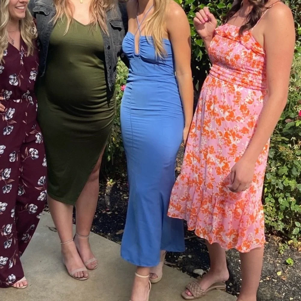 Abercrombie & Fitch Halter Maxi Dress